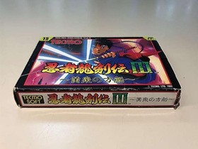 Tecmo Famicom Soft Ninja Dragon Sword Den III Used