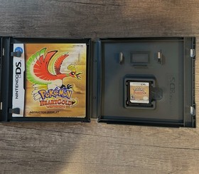 NDS Pokemon Heartgold Game Card (Nintendo DS, 2010) NDS/DS/3DS/DSi Set Very Good