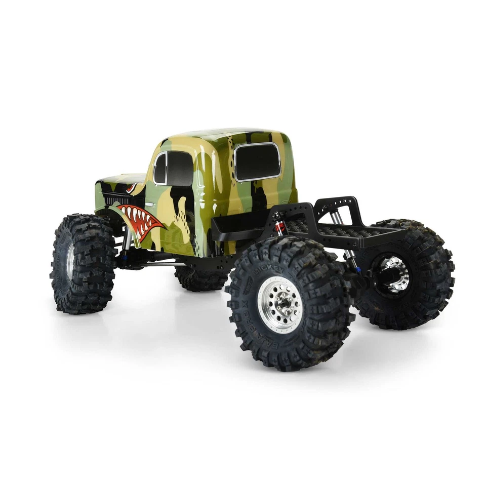 Pro-Line 1/10 Wagon Cab-Only Body 12.3" (313mm) Wheelbase Crawlers, Camo - Image 3 of 4