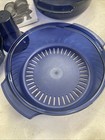 Vintage Tupperware TupperWave Navy Blue 7 Piece Microwave Stack Cooker Set New — photo 4