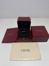 Cartier LOVE Ring 18K Rose/Pink Gold – Size EU 56 (UK Size ~O/P) - Box&Paper