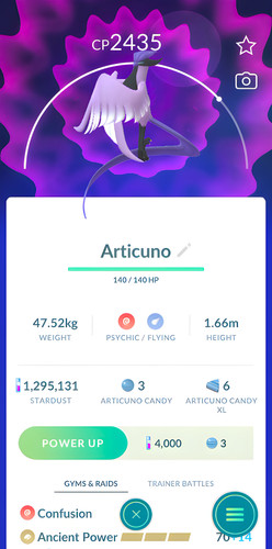 Galarian Articuno | Pokemon Tr-de Go