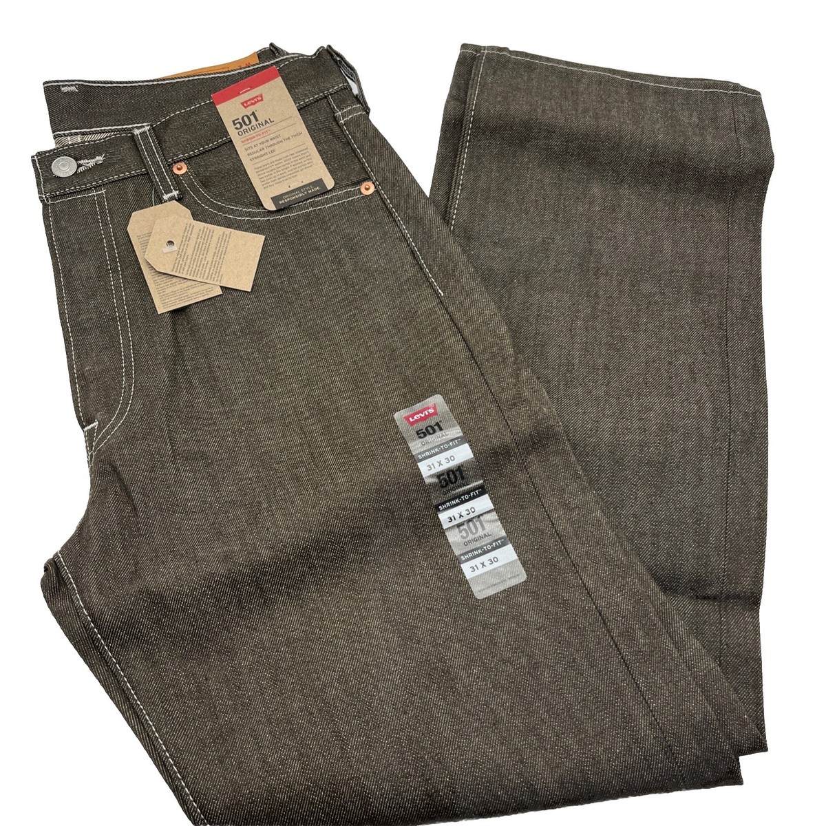パンツ Levi's 501 Shrink-To-Fit W30 L30 Levis 501 Shrink To Fit Button Fly Jeans Rusty Beige 31x30 | eBay