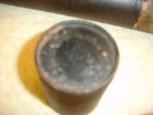 Antique Drafting Storage tube with tri-sided ruler — photo 5