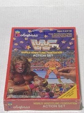 1990 WWF Colorforms Action Set Hogan Ultimate Warrior Vintage Wrestling