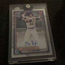 2024 Bowman Draft - Chrome Prospect Autographs Trey Snyder #CPA-TSN (AU, RC)