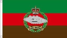ROYAL TANK REGIMENT FLAG 5' x 3' RTR Armoured Corps Infantry Tidworth Wiltshire