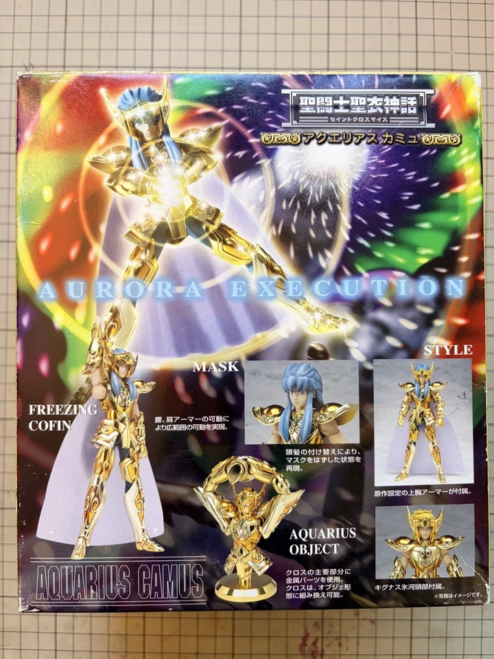 Bandai Saint Seiya Myth Cloth Gold Aquarius Camus NOT EX ver UK Seller Vintage - Image 2 of 4
