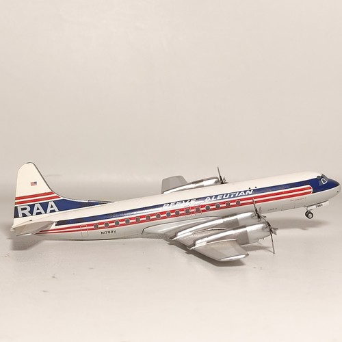 Western Models 1:200 Reeve Aleutian Lockheed L-188 Electra N178RV Diecast Model - Picture 3 of 7