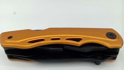 Yellow RoverTac Multitool Pocket Knife For Camping, Hiking, Survival Fishing