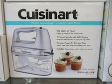 Cuisinart Power Advantage PLUS 9 Speed Hand Mixer - Brushed Chrome