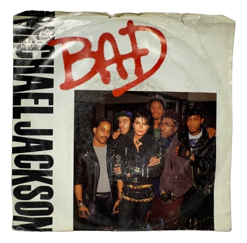 Michael Jackson – Bad 7” 45 RPM Vinyl Single (1987) Original Sleeve – Vintage