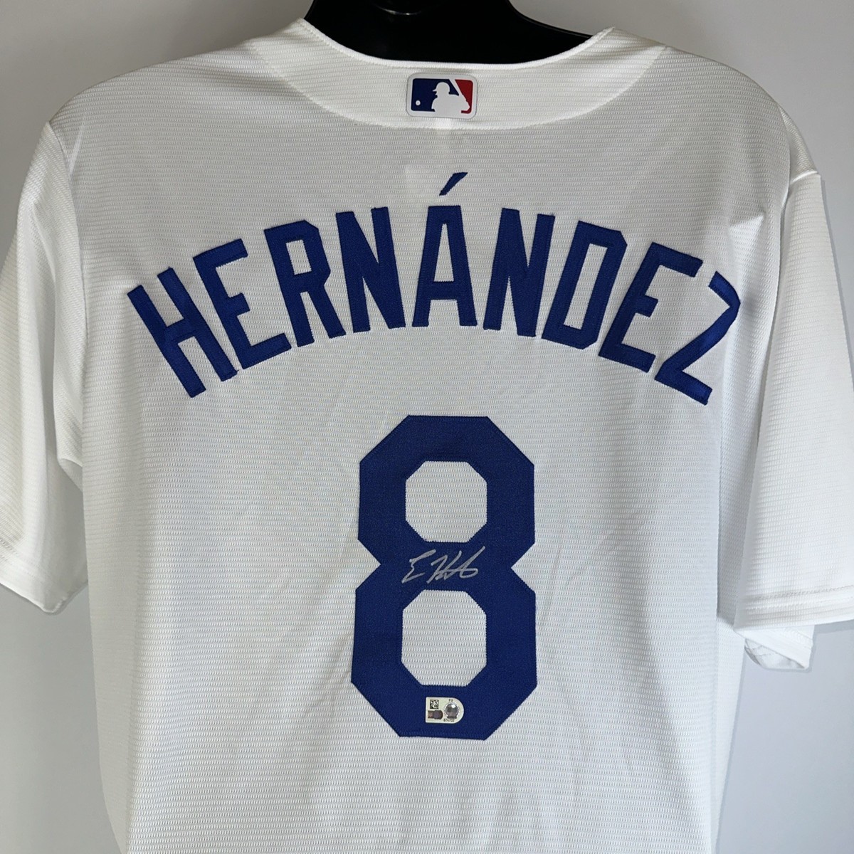 Kike Hernandez Autographed LA Dodgers Nike Stadium Jersey- MLB