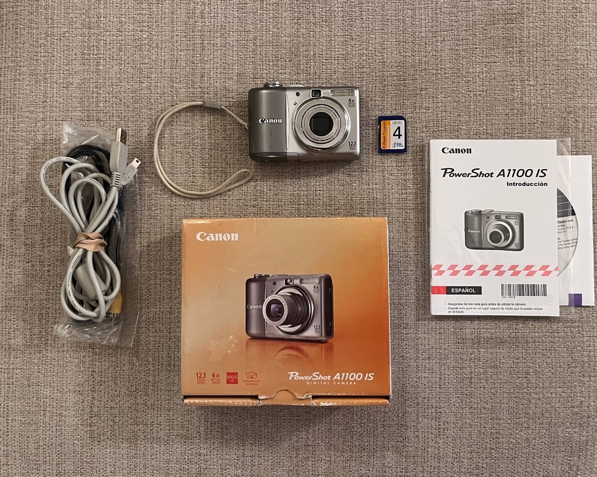 №1・2・3 Power Shot A1100IS デジカメ ジャンク 3個 Canon PowerShot A1100 IS 12.1MP Digital Camera - Gray for sale