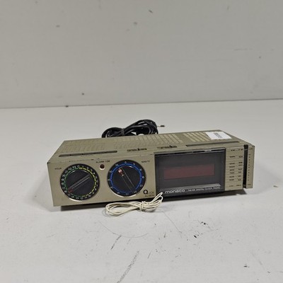 Monaco CR-182 Fm/Am Digital Uhr Radio - Für Teile / Reparatur