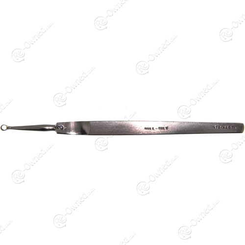 Heath Chalazion Curette 3mm, One Sharp and One Dull Edge 5in Length X:65-3183