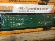 HO scale X58 boxcar Penn Central PC Repaint 1972+ scheme    Tangent  NIB
