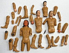 Vintage Marx Johnny West Original Body Parts As-Is Lot