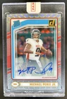 2024 Panini Clearly Donruss Michael Penix Jr. Rated Rookie Auto Mosaic #/20