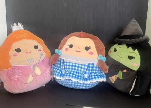 The Wizard of Oz 85th Anniversary Original Squishmallows Complete Set Of 3 NWT