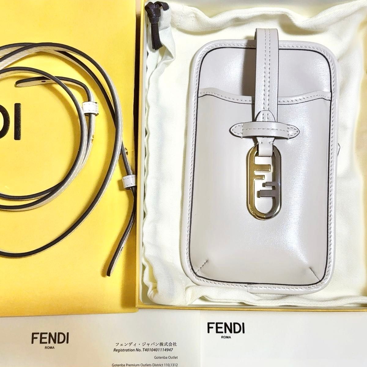 RARE FENDI Brand new unused Fendi Phone holder