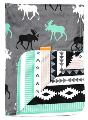 - Reversible Baby Blankets - Soft Nursery Blanket for Newborn - Blankey - Thr...