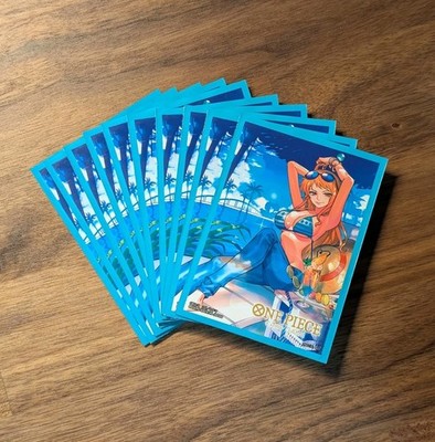 NEW, FRESH 10x One Piece TCG Nami Official Bandai Card Sleeves for DON!!