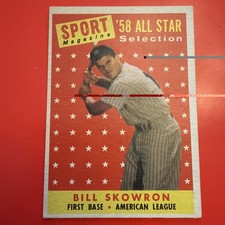 1958 Topps - Sport Magazine '58 All Star Selection Bill Skowron #477