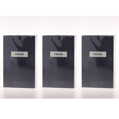 3x Prada Amber pour Homme EDT 100ml