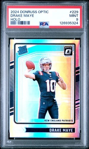 2024 PANINI DONRUSS OPTIC HOLO #229 DRAKE MAYE PSA 9