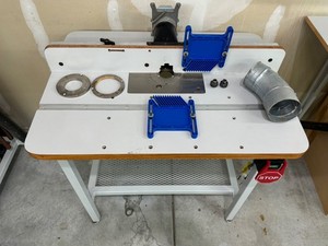 Custom Router Table with BD ProLift & Porter Cable 7518 3 1/4 hp 5 Speed Router