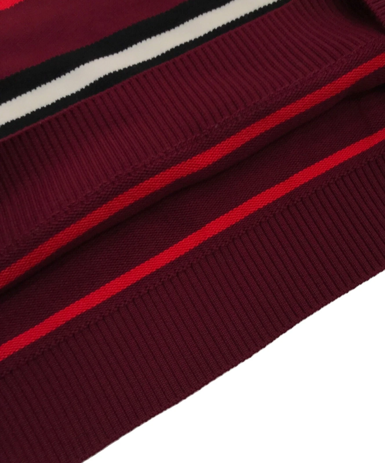 Felpa con cappuccio in maglia BURBERRY POP TRADING COMPANY 8059050 72E Bordeaux Taglia:L