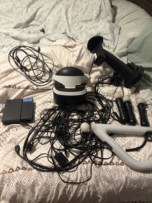 Sony PlayStation VR PSVR Bundle Headset, Camera, Move Motion & Aim Controllers