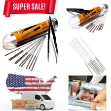 Ultimate 3D Printer Nozzle Cleaning Toolkit - 0.4mm Needles & Tweezers Included