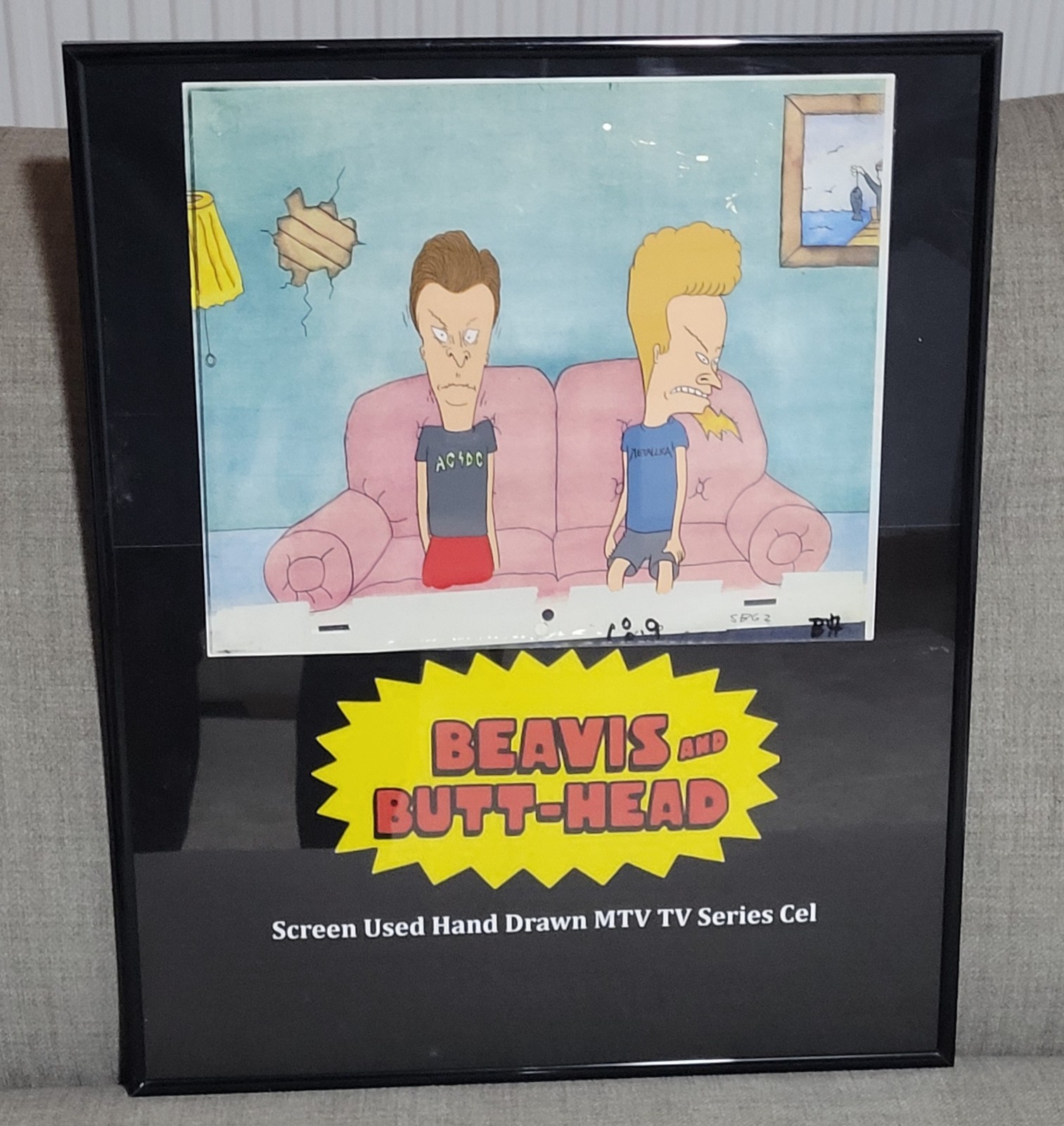 Beavis And Butt-Head Hand Drawn Production Cels MTV TV show Originals