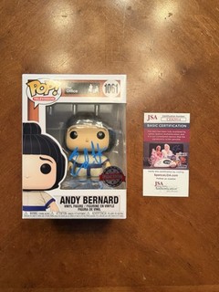 Ed Helms Signed Autographed Andy Bernard Funko Pop #1062 The Office JSA COA