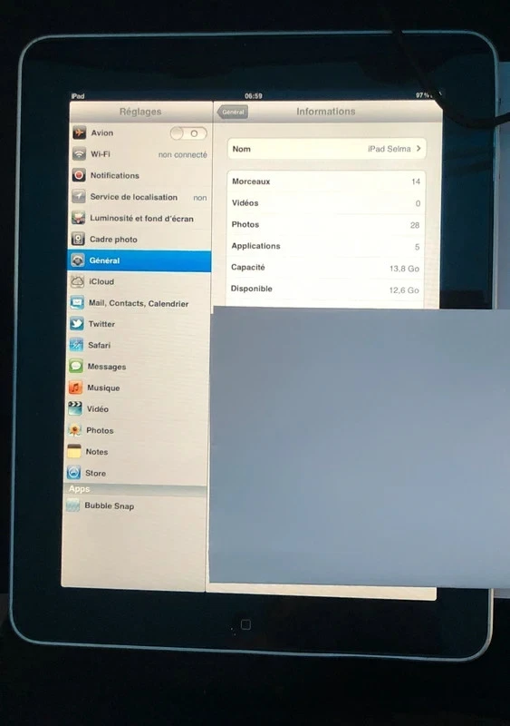Apple iPad Air 1ère Génération 9,7'' 32 Go Wi-Fi Tablette - Gris Sidéral - Photo 3/4