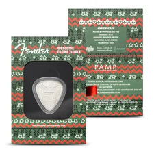 2025 PAMP Fender Holiday 351 Heavy Guitar Pick 10 Gram .925 Silver 4000 Mintage