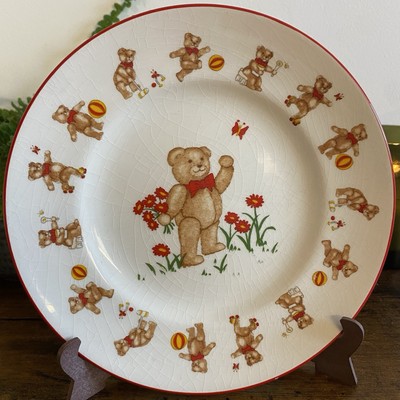 Vintage Teddybär Kinder Teller Ironstone 1984 18 cm 
