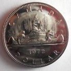 1972 CANADA DOLLAR - AU/UNC PROOF LIKE Coin - Lot B26