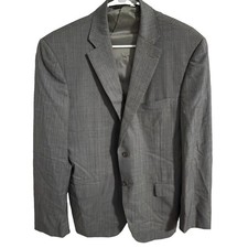 Canali 13290 Men's Grey Wool Blazer Suit Jacket Sport Coat Made in Italy Size 52