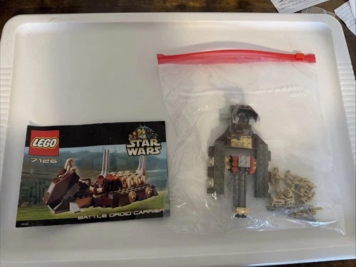 LEGO Star Wars: Battle Droid Carrier (7126) Complete W Manual And Droids