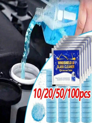 #ad 20pc Windshield Cleaning Tablets All Season Concentrated Washer Fluid Booster UK GBP 8.44