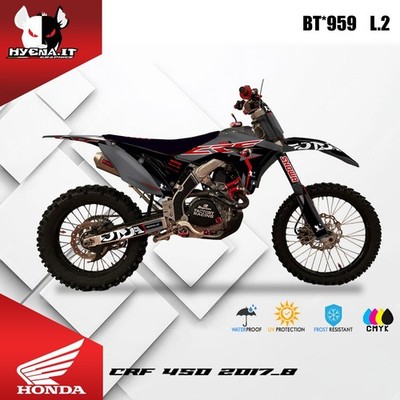 Hochglanz Grafik Kit für Honda CRF 450 2017-8