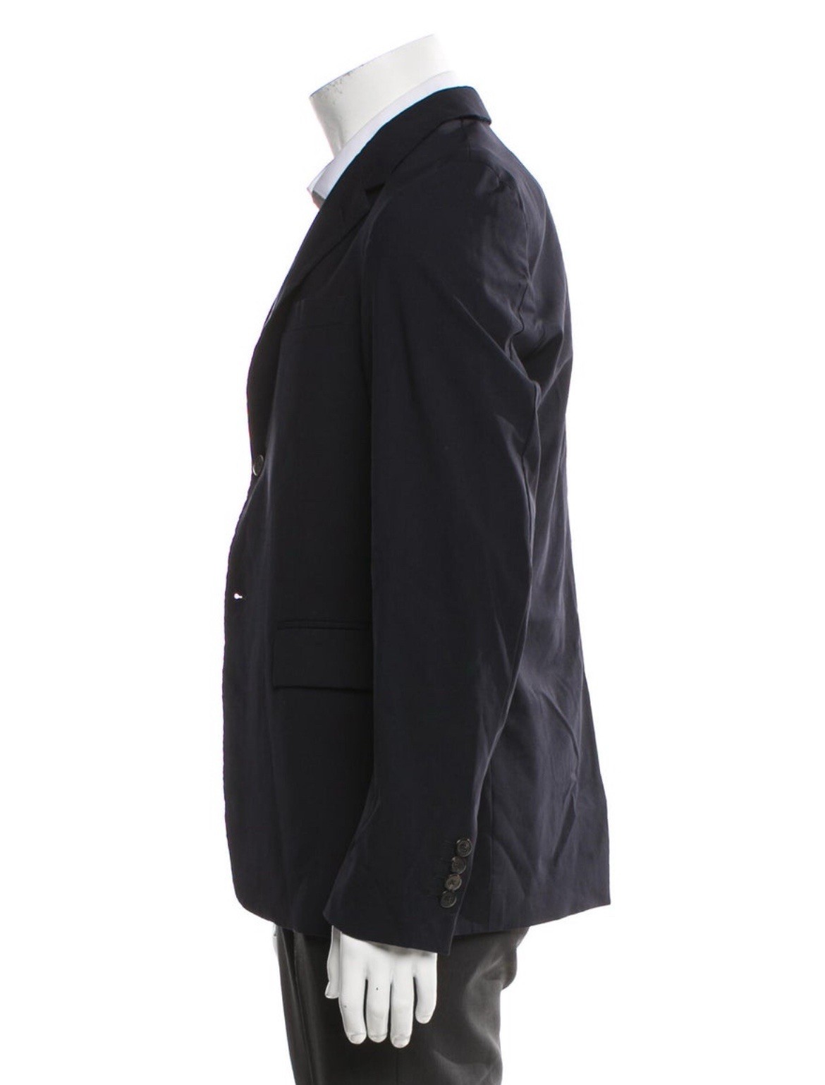 Prada Authentic Solid Blue Black Long Sleeve Blaz… - image 2