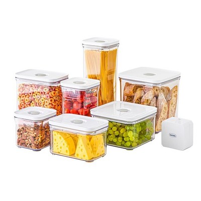 VAKUEN Premium Airtight Food Storage Containers Mega 8P/Set. Total 46.11cup,