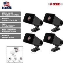 5Core 8 Inch PA Horn 250W Loud Speaker Bull Horn Loud Audio 8Ohm All Weather Use