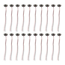 15 Cm Battery Button 20pcs 9V Battery Clip Connector Hard Shell W Cable