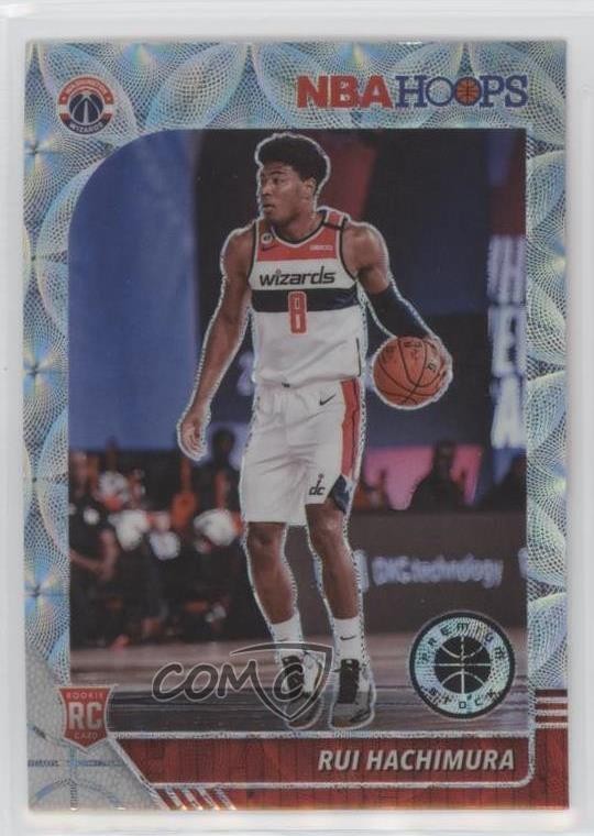 2019-20 Panini NBA Hoops Premium Stock Silver Scope Prizm Rui Hachimura #206 qv2