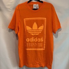 Adidas Originals Men's M Trefoil Tee The Brand With 3 Stripes Multilingual
